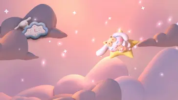 Flying Cinnamoroll (Hello Kitty) live wallpaper download