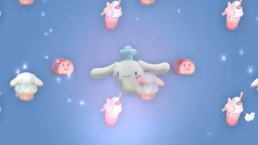 Cinnamoroll Flying in Sweets live wallpaper download