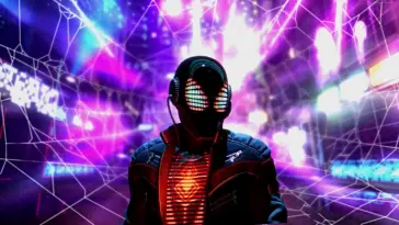 Neon-Infused Miles Morales live wallpaper download