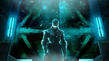 The Cyber Wolf Solid Snake live wallpaper download