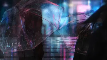 Rainy Anime Girls live wallpaper download