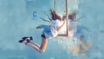 Anime Mirror Girl live wallpaper download
