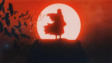 Itachi in Front of the Moon live wallpaper download