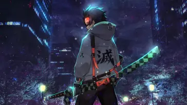 Tanjiro Kamado in a City live wallpaper download