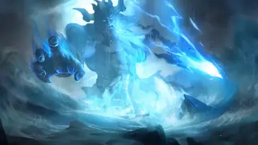 Blue Poseidon With a Sword live wallpaper download