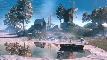 Windmill Winterland live wallpaper download
