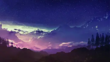 Mountain Under Starry Skies live wallpaper download