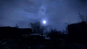 Snowy Night (Metro Exodus) live wallpaper download