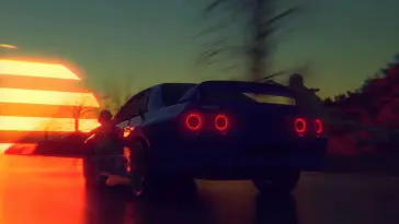 Nissan GTR Retrowave live wallpaper download