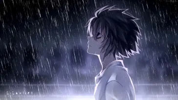 L From Death Note live wallpaper download