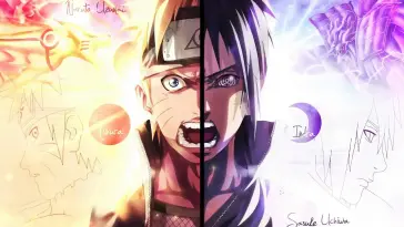 Naruto and Sasuke Angry Face live wallpaper download