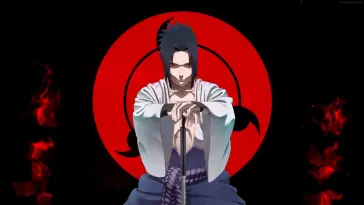 Sasuke Uchiha and Sharingan Backdrop live wallpaper download