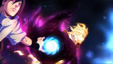 Naruto With Sasuke Using Amaterasu and Rasen Shuriken live wallpaper download