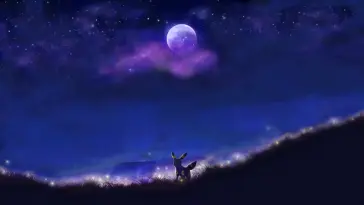 Pokemon Umbreon at Night live wallpaper download