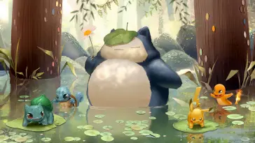 Snorlax With Friends live wallpaper download