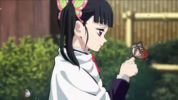 Kanao Tsuyuri With Butterfly live wallpaper download