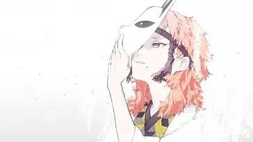 Sabito Wearing a Kitsune Mask live wallpaper download