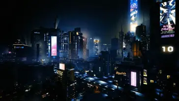 Cyberpunk Night City live wallpaper download