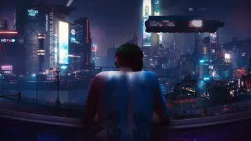 Vibrant Futurism in Cyberpunk 2077 live wallpaper download