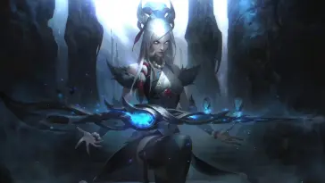 Snow Moon Caitlyn From LoL live wallpaper download