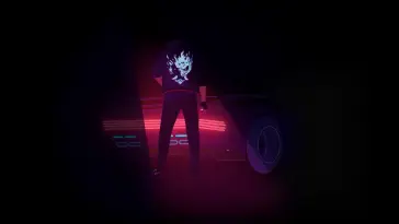Samurai in Cyberpunk 2077 live wallpaper download