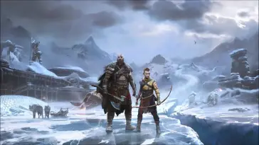 Kratos and Atreus (God of War) live wallpaper download