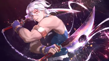 Tengen Uzui Holding Two Gigantic Cleavers live wallpaper download