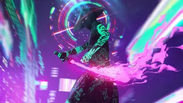 Samurai Cyberpunk 2077 live wallpaper download