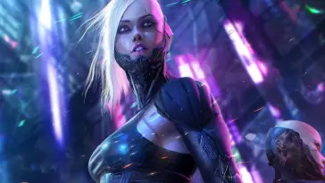 Cyberpunk Girl live wallpaper download