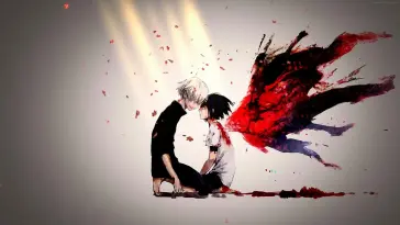 Kaneki and Touka Love (Tokyo Ghoul) live wallpaper download