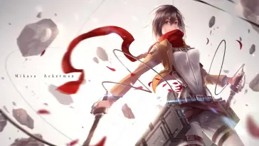 Mikasa Ackerman: Titan Slayer live wallpaper download