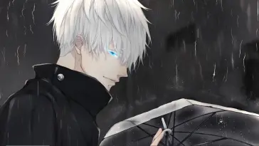 Satoru Gojo: Rainy Revelation live wallpaper download