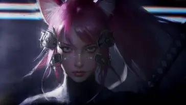 Samurai Girl From Cyberpunk 2077 live wallpaper download