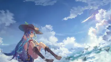 Tenshi's Journey in Touhou animated wallpaper download