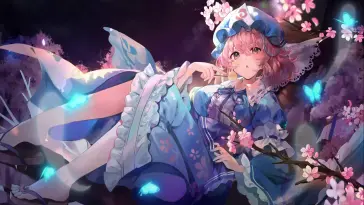 Ghost Princess Yuyuko Saigyouji live wallpaper download