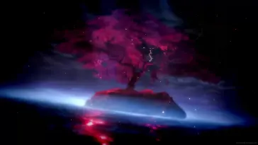 Magical Red Tree live wallpaper download