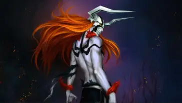 Ichigo Kurosaki in Horned Mask live wallpaper download
