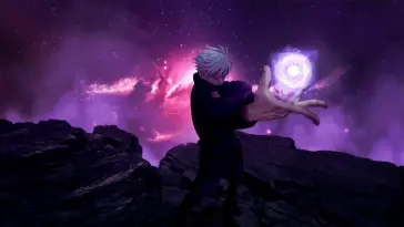 Satoru Gojo With a Purple Orb live wallpaper download