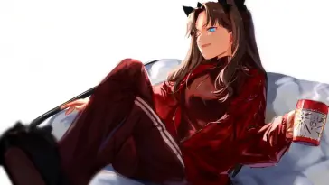 Tohsaka Rin From Fate/Stay Night live wallpaper download