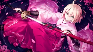 Okita Souji: The Sakura Blade live wallpaper download