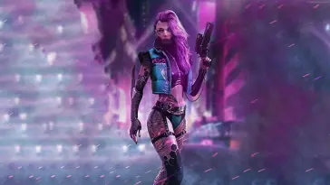 GIRL in Cyberspace (CYBERPUNK 2077) live wallpaper download