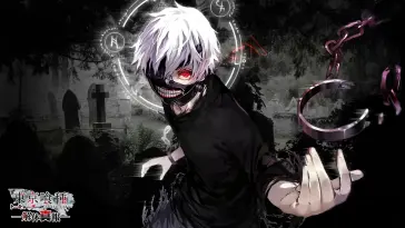 Ken Kaneki With a Mask On live wallpaper download
