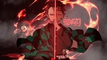 Tanjiro Embracing the Flames live wallpaper download