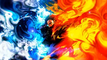 Tanjiro Mastery of Fire and Water live wallpaper download