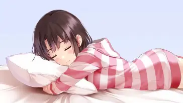 Sleeping Anime Girl live wallpaper download