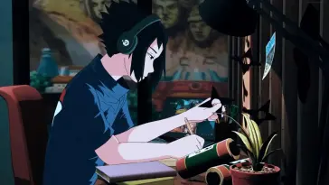 Sasuke Studying live wallpaper download