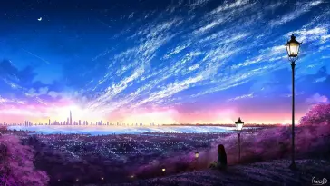 Embracing the Blue Sky Cityscape live wallpaper download