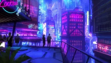 Neon City's Charms live wallpaper download