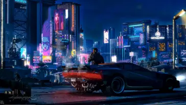 Cyberpunk 2077 Nighttime Metropolis live wallpaper download