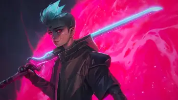 SAMURAI With Katana (Cyberpunk 2077) live wallpaper download